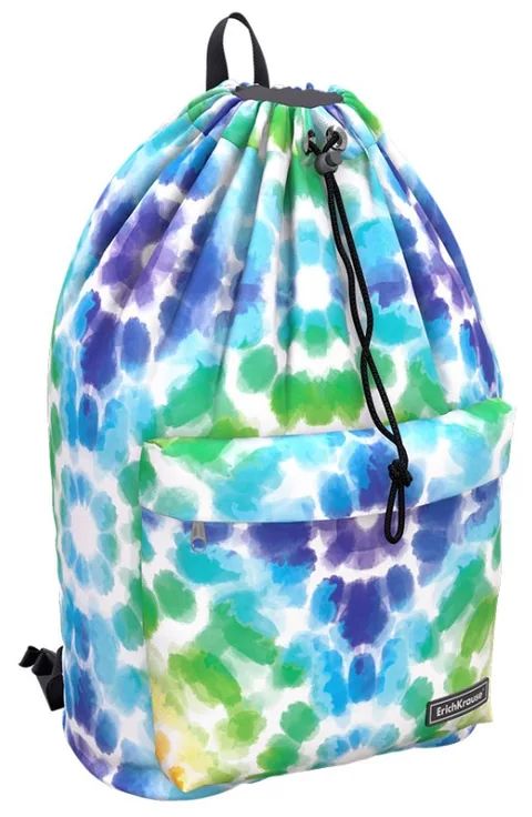 Rucsac Sport Erich Krause EasyLine 16l cu Cordon Green Tie-Dye