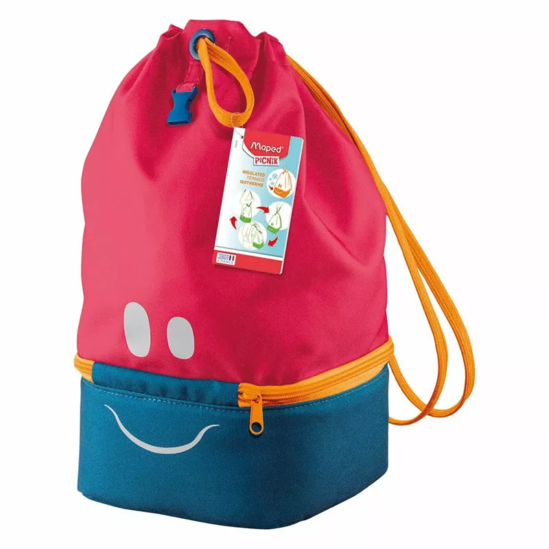 Rucsac Termoizolant Maped Picnik Concept Kids Collection Rosu 36x18.5x18.5cm