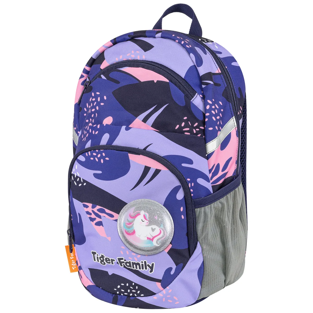 Rucsac Tiger Family Lively 34x24x15cm Blue Leaves