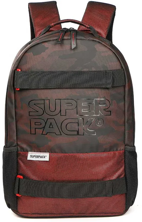 S. Cool Super Pack 1 Compartiment Camuflaj Rosu