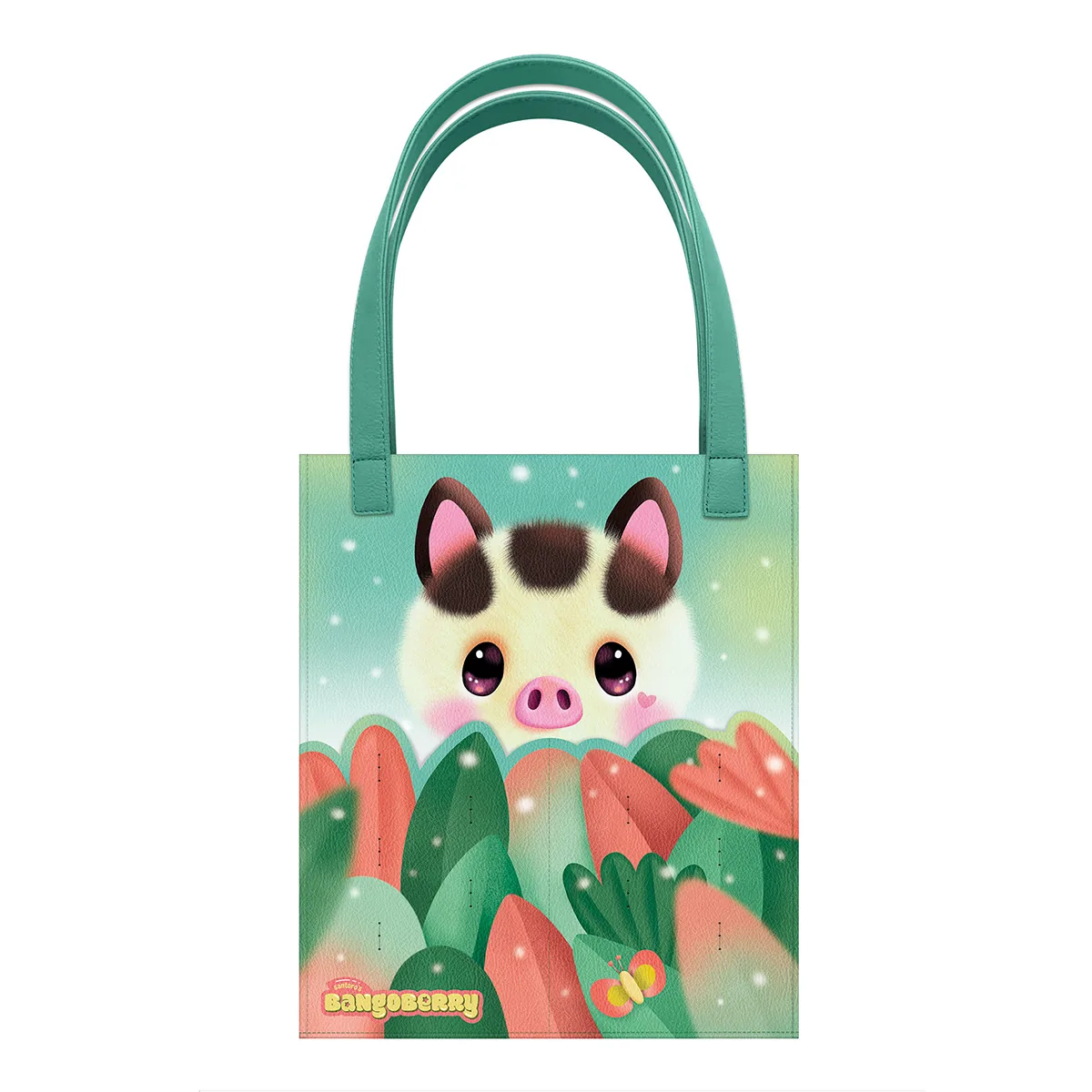 Sacosa Bangoberry Piggy Porcusorul Textil 24x28x2cm