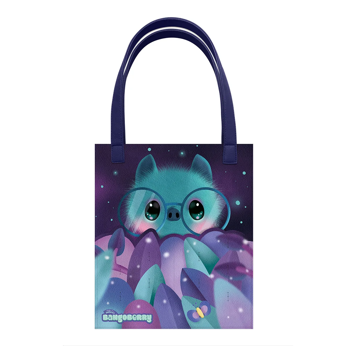 Sacosa Gorjuss Bangoberry Batty Liliacul Textila 24x28x2cm