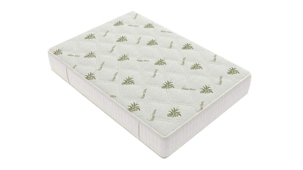 Saltea cu Memorie Somnart Memory Ultimate 200x200 24cm Aloe Vera Fermitate Mare - imagine 5