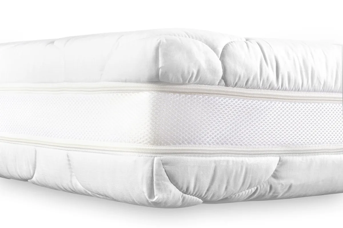 Saltea Somnart Air-flow 180x200 16cm Medie Husa 3D Bumbac Natur - imagine 3