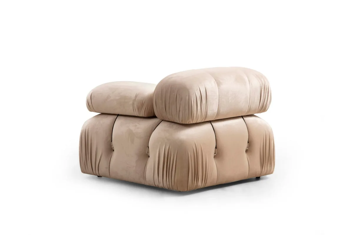 Salvador Bubble Canapea Modulara 3 Locuri Crem 288x95x75 cm - imagine 4