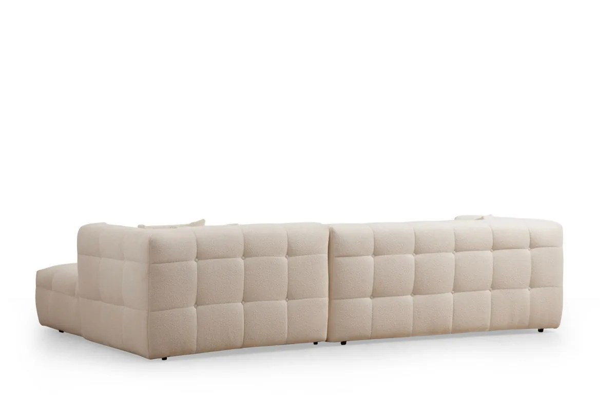 Salvador Cady Coltar Modular Dreapta Bej 300x150x72cm - imagine 6