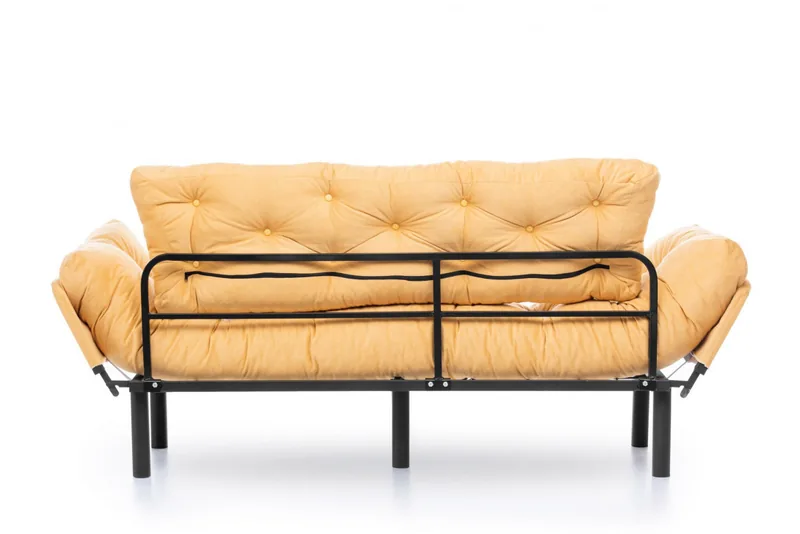 Salvador Canapea Extensibila 3 Locuri Nitta Triple Mustard - imagine 2