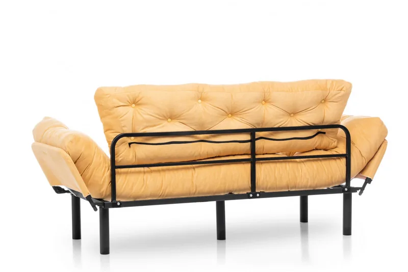 Salvador Canapea Extensibila 3 Locuri Nitta Triple Mustard - imagine 3
