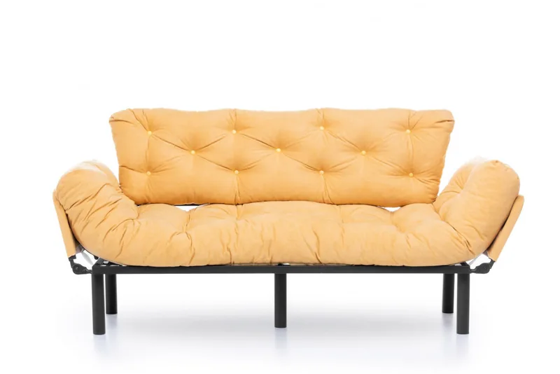 Salvador Canapea Extensibila 3 Locuri Nitta Triple Mustard - imagine 7