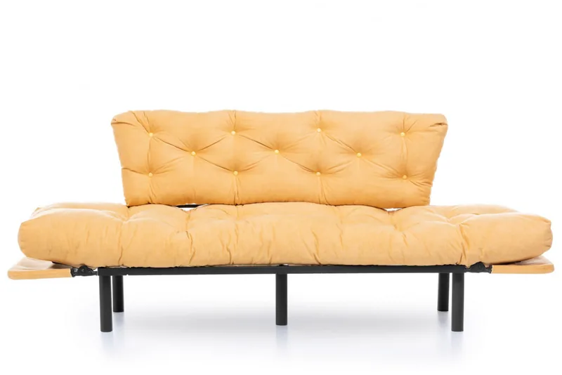 Salvador Canapea Extensibila 3 Locuri Nitta Triple Mustard - imagine 9
