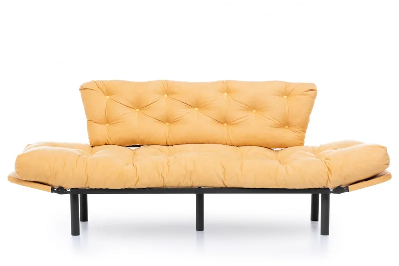 Salvador Canapea Extensibila 3 Locuri Nitta Triple Mustard - imagine 10