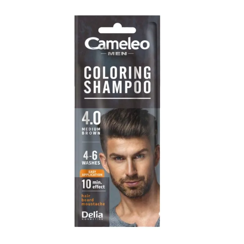 Sampon Nuantator Cameleo 15ml Barbati 4.0 Brown