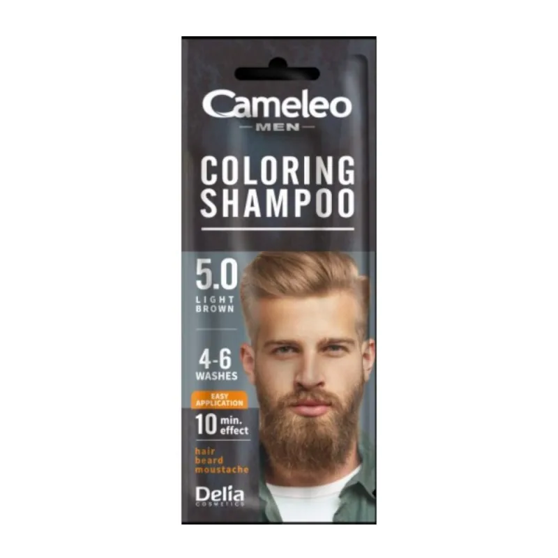 Sampon Nuantator Cameleo 15ml Barbati 5.0 Light Brown