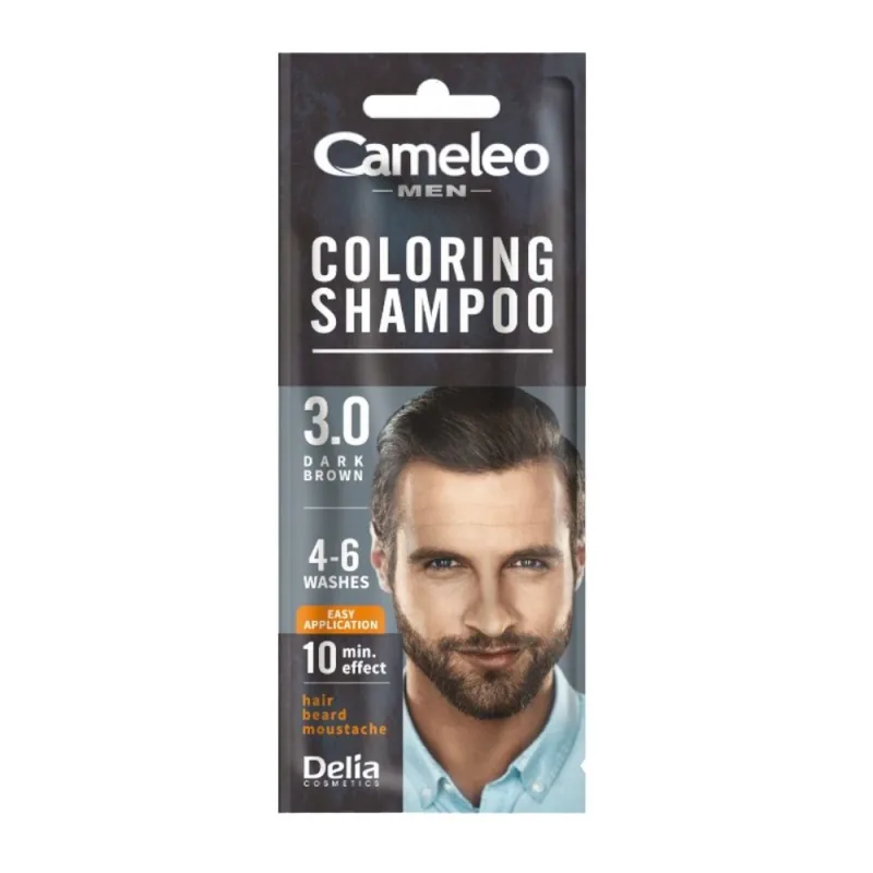 Sampon Nuantator Cameleo 3.0 Dark Brown Barbati 15ml