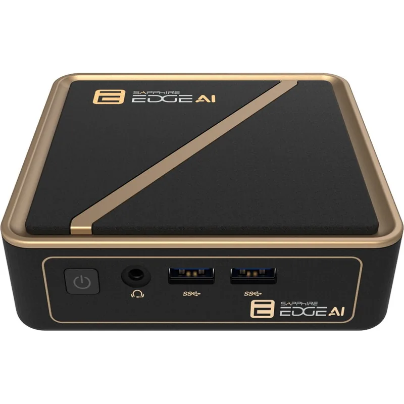Sapphire Edge AI 350 UCFF AMD Ryzen AI 7 350 Golden Black