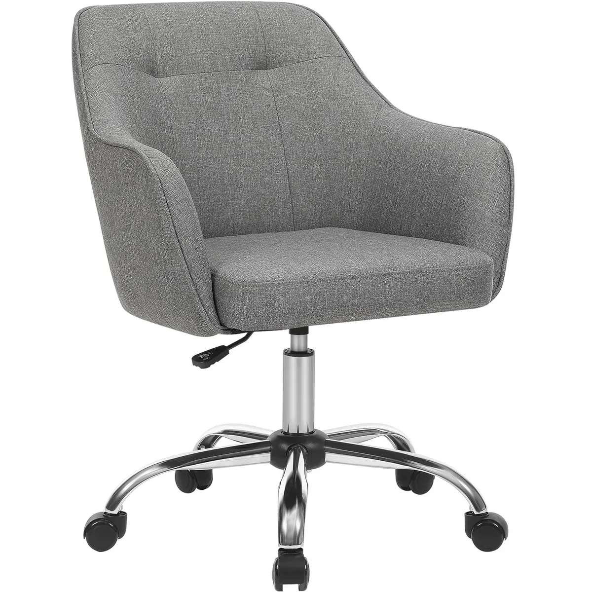 Scaun de Birou Brius Ergonomic Reglabil pe Înălțime Spătar Capitonat Gri