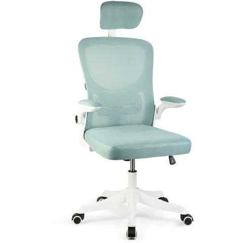 Scaun Ergonomic GLOBIZ BMD1121 Brate Rabatabile 58x48/50x50cm Alb Albastru