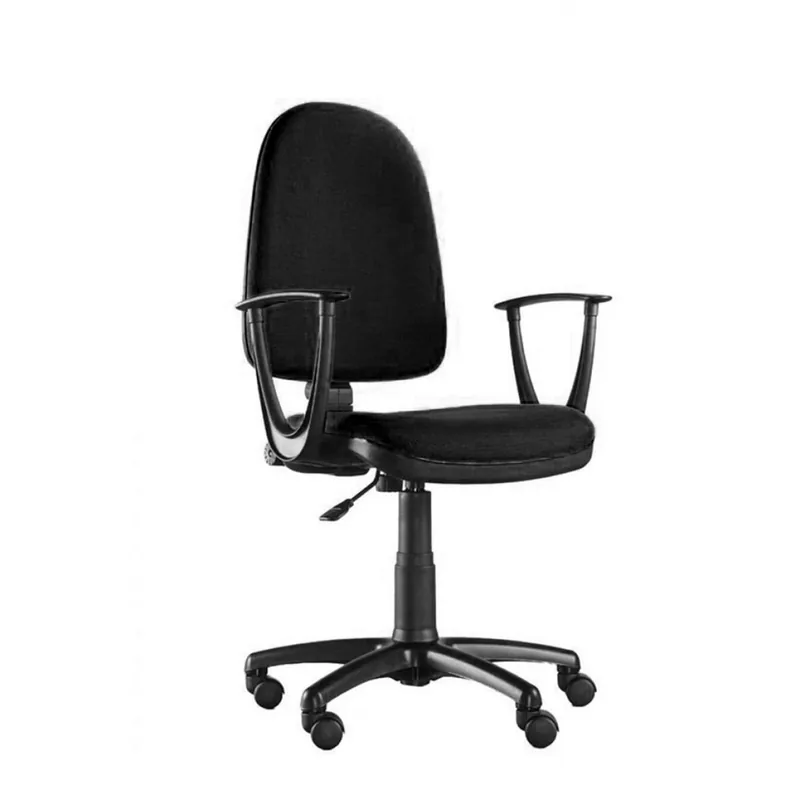 Scaun de Birou Office Products Evia Stofa Brate Plastic Negru