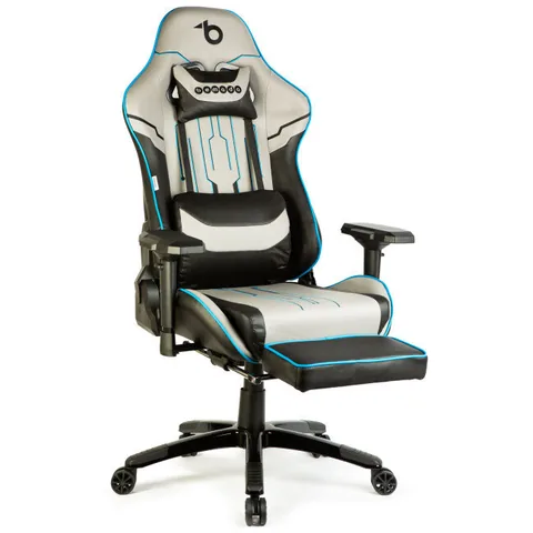 Scaun de Gaming GLOBIZ BMD1118A Gri Negru Albastru