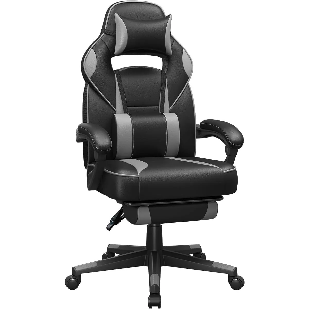 Scaun Gaming Ergonomic Brius 150kg Negru si Gri