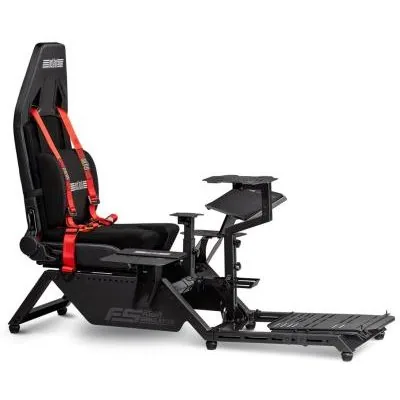 Next Level Racing Flight Simulator Negru si Rosu