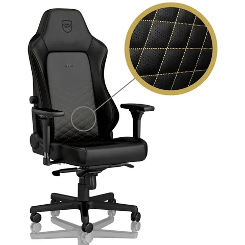 NobleChairs HERO Negru NBL-HRO-PU-GOL