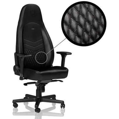 Noblechairs ICON Real Leather Negru