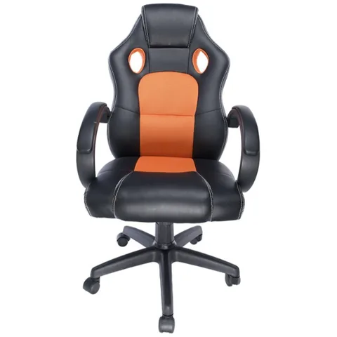 Scaun Gaming Spacer 120kg 59x70x106-114cm Negru Portocaliu
