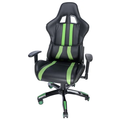 Scaun Gaming Spacer 120kg Negru/Verde
