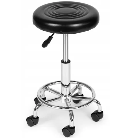 Scaun Rotativ Ergonomic Brius Piele Ecologica Negru