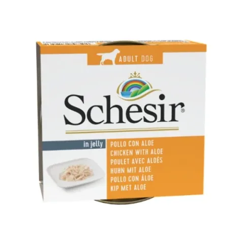 Hrana Umeda Pentru Caini Schesir Pui si Aloe 150g
