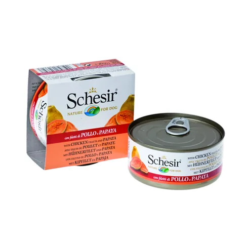 Conserva Caine Schesir Pui si Papaya 150g