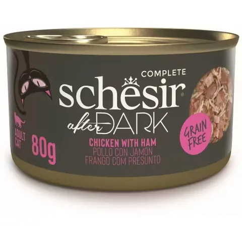 Hrana Umeda Pisici Schesir After Dark Cat Wholefood Pui si Sunca 80g