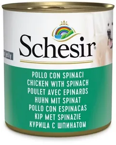 Hrana Umeda pentru Caini Schesir Dog Chicken with Spinach 285g