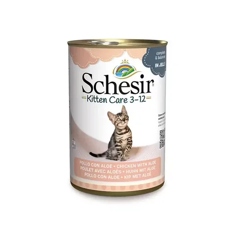 Hrana Umeda pentru Pisici Schesir Kitten Pui si Aloe 140g