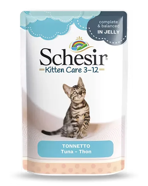 Hrana Umeda Pisici Schesir Kitten Tuna in Jelly 85g
