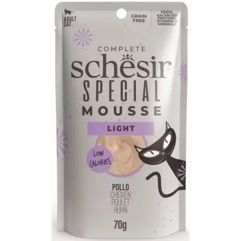 Hrana Umeda Pisici Schesir Special Light Cat Pui 70g