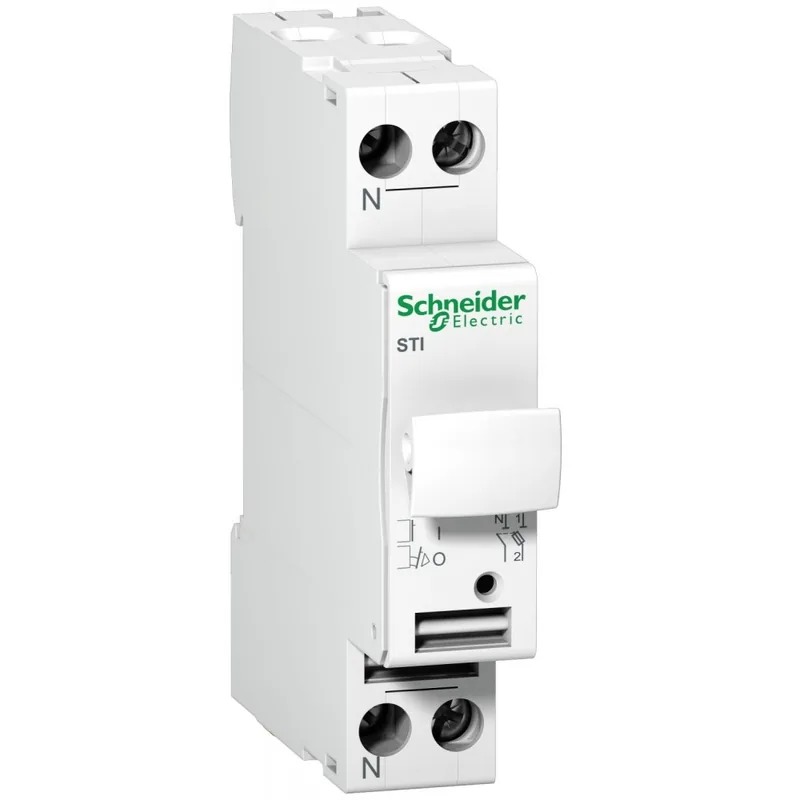 Schneider Acti9 STI 1P+N 25A 10.3x38mm 500V