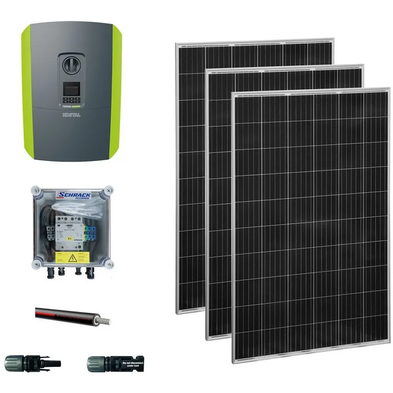 Schrack PVSet 3kW Kostal 8 Module PV Trifazat Acoperis Caramida