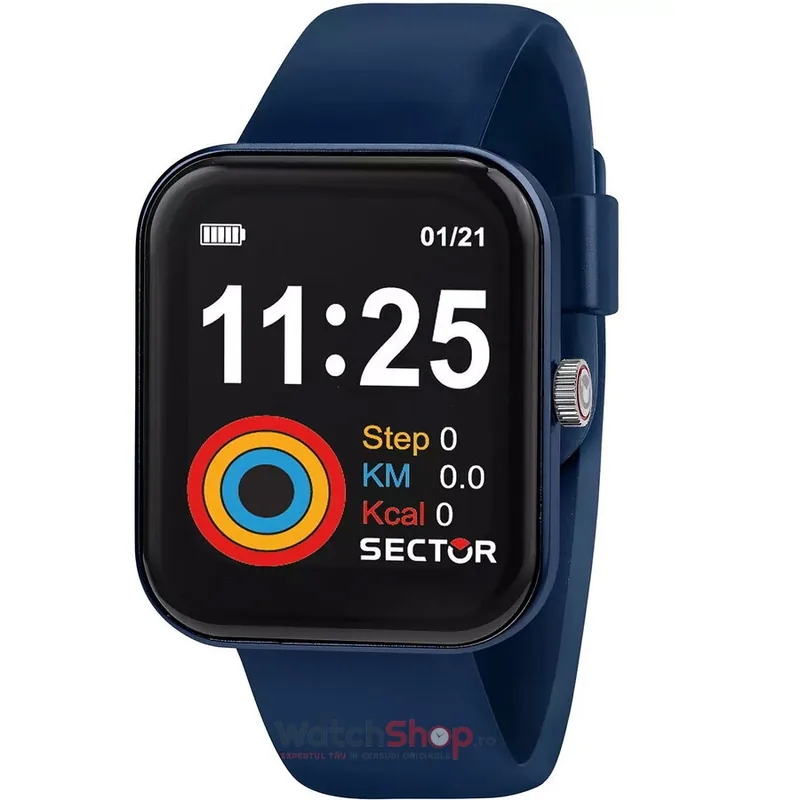 Sector S-03 Smartwatch Bleumarin