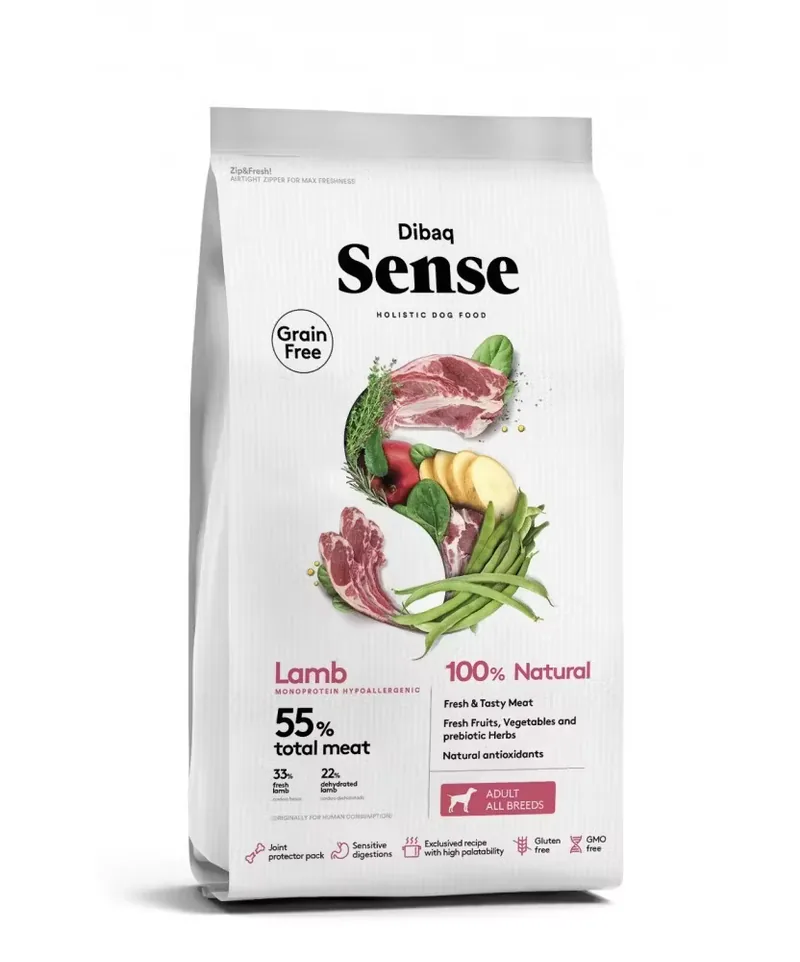 Hrana Uscata pentru Caini Dibaq Grain Free Sense Miel Adult 12kg