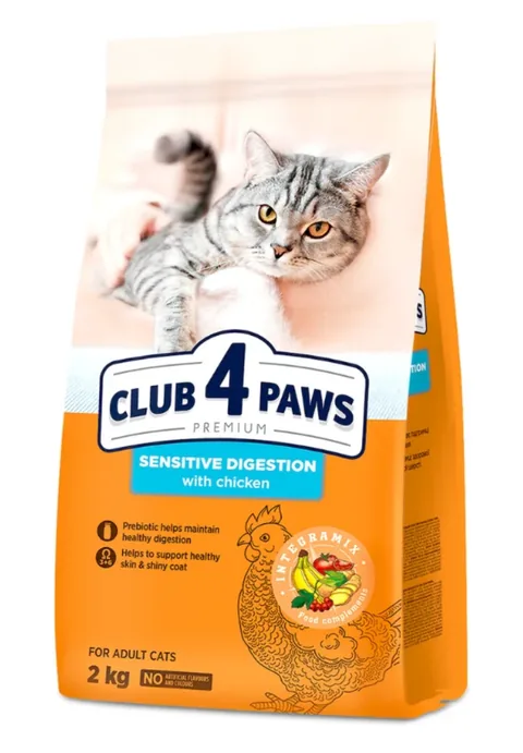 Hrana Uscata pentru Pisici Club 4 Paws Pisica Adult Sensitive 2kg