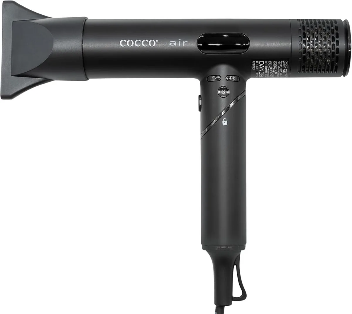 Uscător de Păr Cocco Air Ionic 1600W 4 Trepte Negru