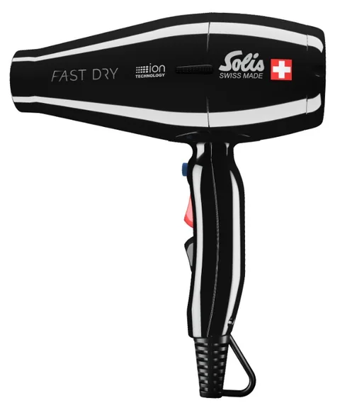 Solis Fast Dry 360° Ionic Negru