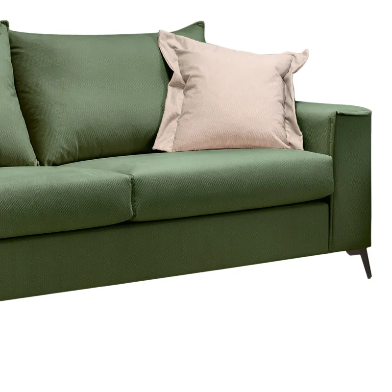 Set 2 Canapele cu 2 Locuri Verona x2 Pako World Verde Inchis 225x93x100 cm - imagine 4