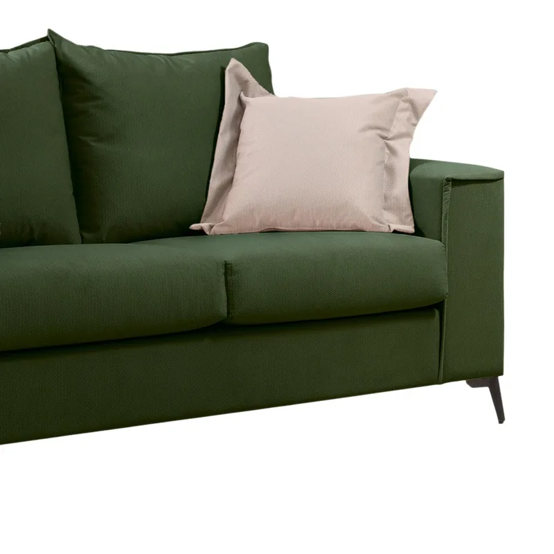 Set 2 Canapele cu 2 Locuri Verona x2 Pako World Verde Inchis 225x93x100 cm - imagine 7