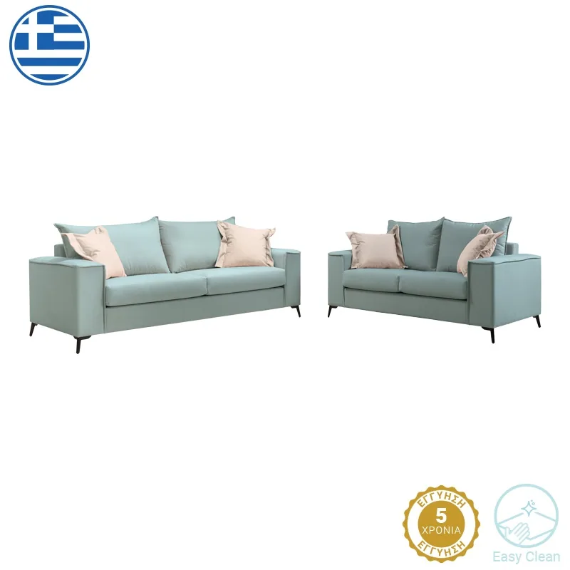 Set 2 Canapele Verona x2 Pako World Verde Deschis 225x93x100cm