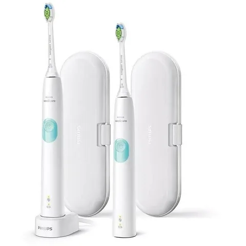 Philips Sonicare ProtectiveClean Series 4300 HX6807/35 Set 2 Alb