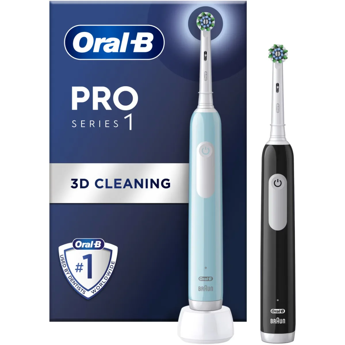 Oral-B Pro Series 1 Set 2 Negru Albastru