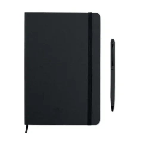 Set Agenda Midocean A5 144 Pagini Liniata Cu Pix Tactil